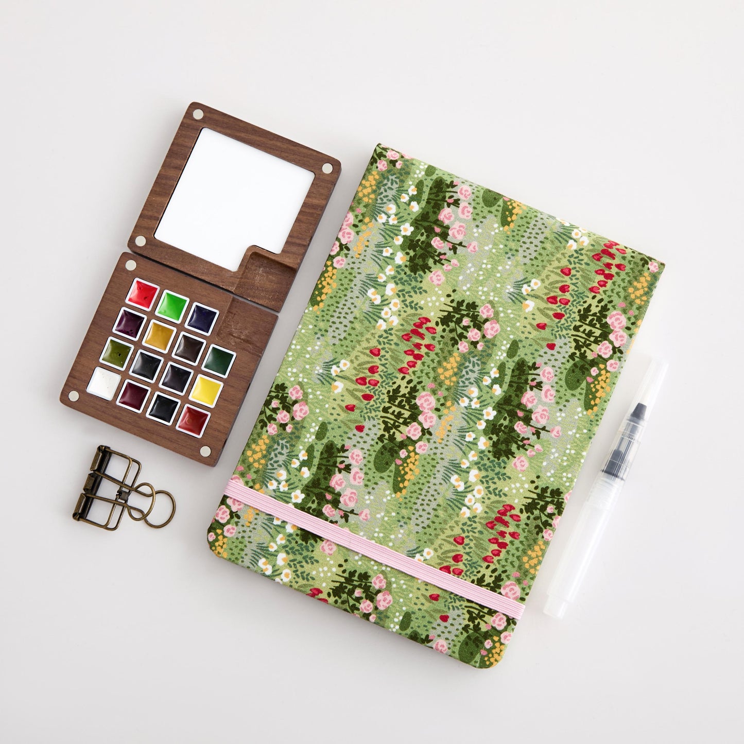 Aquarell Malset Reise 15 Farben personalisiert Geschenk für Künstler Skizzenbuch Kunstbedarf Malpalette Kreatives Hobbyset DIY Kunst