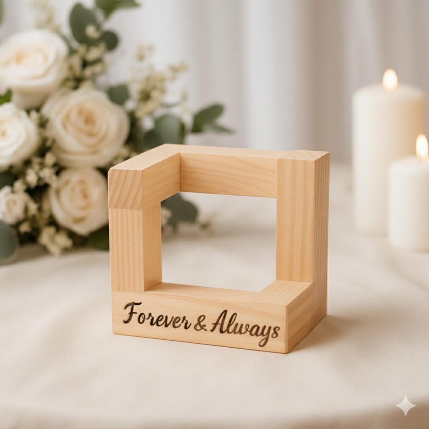 Custom Photo Cube, Personalized Infinity Cube, Unique Wedding Gift, Anniversary Gift, Birthday Gift for Him Her, Custom Picture Keepsake