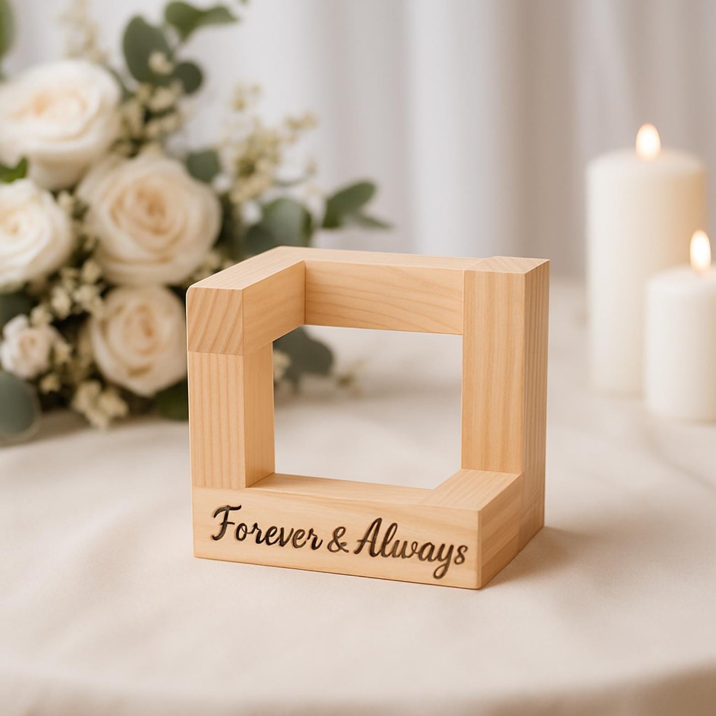 Custom Photo Cube, Personalized Infinity Cube, Unique Wedding Gift, Anniversary Gift, Birthday Gift for Him Her, Custom Picture Keepsake