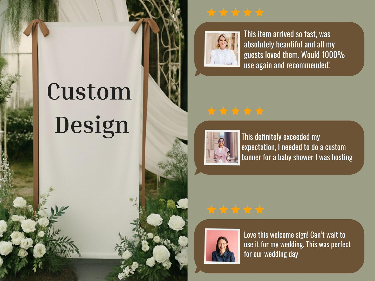 Fabric Wedding Welcome Sign Modern Wedding Welcome Sign Fabric Custom Wedding ceremony Boho Wedding Welcome Sign Wedding Ceremony Sign