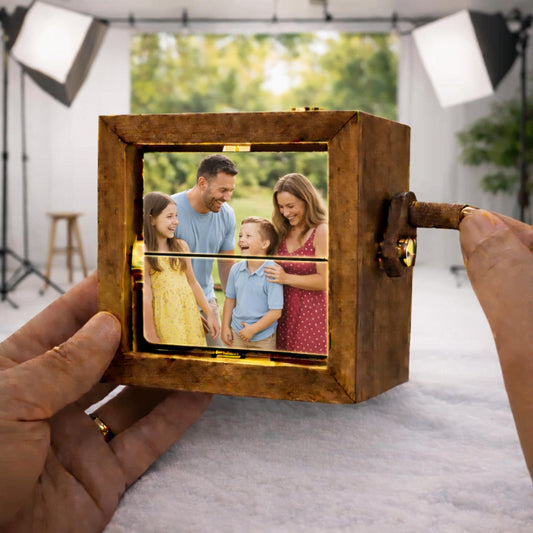 Custom Flip Book Frame Animation Machine, Mechanical Hand Motion Photo Album, Photo Flip Book Frame, Flipbook Gift Idea, Mother's day gift